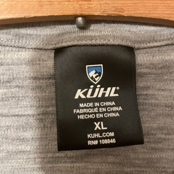 Grey Kuhl Extra Large merino wool sweater - Picture 2 of 5